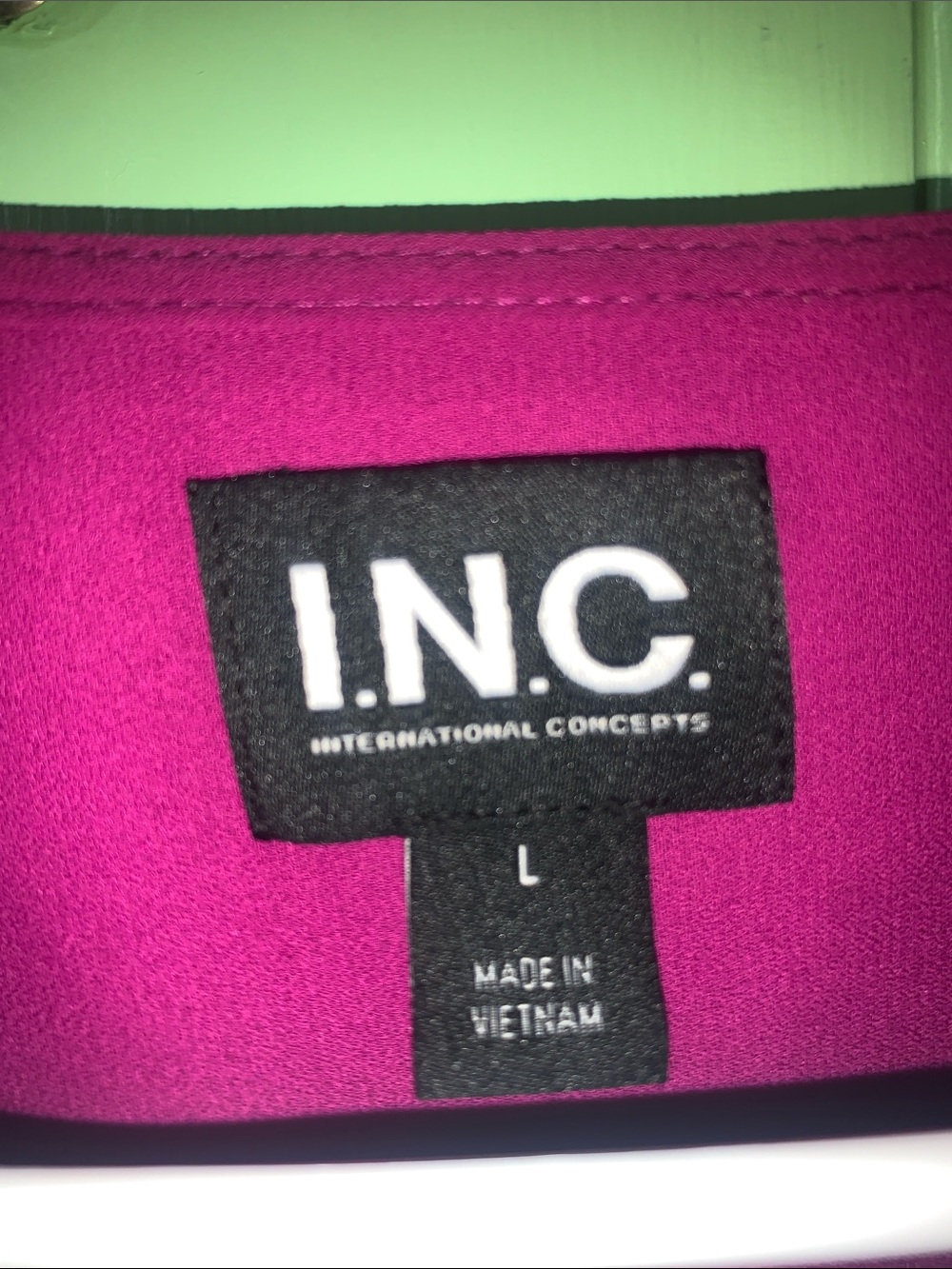 I.N.C. Purple Shirt - Women’s size Large - Picture 2 of 4